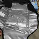 Pillani Portable Changing Pad - Travel Diaper Changing Mat, Waterproof, Foldable & Detachable Station with Baby Wipes Pockets (Black Pattern)