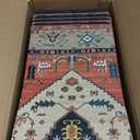 OJIA Non-Slip Carpet Stair Treads for Wooden Steps Set of 15, 30''X8'' Indoor Runner Resistant Rugs Rubber Safety Mats for Dogs, Kids & Elders, Stairway Grip (Oriental)