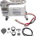 12V 444C 200 PSI Chrome Air Compressor for Auto/Motorcycle (1Pc)
