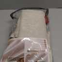 Extra Wide 70 Inch Blackout Curtains 96 Inches Long for Living Room, Rustic Boho Room Darkening Textured Linen Pleated Dining Room Office Insulated Ceiling Track Window Drapes 70"W x 96"L 2 Panels