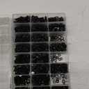 1560 Pcs M2 M3 M4 M5 Screws and Nuts, Assorted Bolts and Nuts Assortment, Hex Socket Head Cap Screws Bolts and Nuts Set, Black Metric Machine Screw Assortment Kit