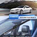 Wiper Blades for Tesla Model X 2016-2020, 28" + 18" Front Windshield Wiper Blade with Integrated Washing - Durable Stable and Quiet - fit All Weather Performance (2Pcs)