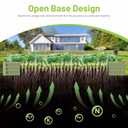 2PCS 8x4x1FT Galvanized Raised Garden Bed, Galvanized Planter Raised Garden Boxes Outdoor, Large Metal Raised Garden Beds for Vegetables-Green