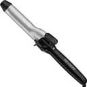 Revlon Perfect Heat Triple Ceramic Curling Iron | For Silky Smooth Tousled Curls (1-1/4 in) (Silver & Black)