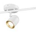 FEMILA Track Lighting, Led Track Light, GU10 Bulbs Included, 44" Flush Mount Ceiling Spot Lights, for Living Room, Gallery, Bedroom, Hallway, 4FS78TL-5 WH (Bluebell, Pure White)