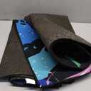 Sunnycitron Cute Black Cat Area Rugs Player Rug for Boys Girls Room Decor Teens Room Mat Carpet Decor for Bedroom Living Room Playroom Carpet (59"x39") (3'3" x 4'11" (Rectangular)