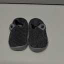 FEETCITY Baby First Walking Shoes Boys Girls Infant Shoes Toddler Sneakers Anti-Slip Newborn Crib Shoe BlackGrey 18