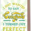 2 x Sleazy Greetings Funny Mothers Day Card From Daughter Son | Fathers Day Adult Humor Birthday Card for Mom | Humorous Mothers Fathers Day Appreciation | Turned Out Perfect