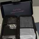 Foldable Keyboard and Mouse, Samsers Folding Bluetooth Keyboard Combo, 2.4G + BT5.0 x 2, Full-Size Portable Travel Keyboard & USB-C Rechargeable Wireless Mouse for iOS Android Windows Mac OS