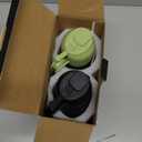 TrendPlain - Original 16oz/470ml Olive Oil Dispenser Bottle for Kitchen Gadgets and Air Fryer Accessories - Olive Oil Sprayer for Cooking w/Stickers - Black&Green