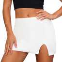 MISSMILLER Women's Mini Skirt Summer 2026 Spring Mid Waist Stretch Fitted Sexy Bodycon Short Mini Skirts