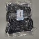 2 x Women's Neon Scrunch Crew Socks 80s 90s Retro 3-Pack Cotton Stacked Boot Calf Cozy Ribbed Slouchy Socks Size 5-10 (Black)