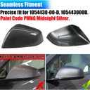 Jaronx Compatible with Tesla Model X Mirror Cover Replacement 2016-2025, Left