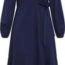 City Chic Women's Plus Size Dress - Selena (Blue, S)