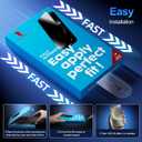 Compatible with Samsung Galaxy S25 Screen Protector Clear,[100% Fingerprint Unlock][Shatterproof][Anti-Reflection & Anti-Fingerprint] 3D Full Coverage 9H Protector,Easy Installation,2 Pack