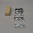 CCVOO Reading Glasses for Women/Men, Eyeglasses, Blue Light Readers for Women/Men, Computer Eye Glasses, Cheaters +5