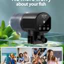 Automatic Fish Feeder Dispenser for Aquarium: 200ml Large Capacity Auto Feeders for Small Tank Turtle Betta Koi - Battery Food Feeding Timer for Flakes Pellet Vacation Weekend Day