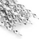 OFFO Bird Scarer Rods, 11.5 in (15 PCS) Reflective Bird Device Outdoor Bird Scarer to Keep Pigeon and Woodpecker Away from Garden or Yard, Silver