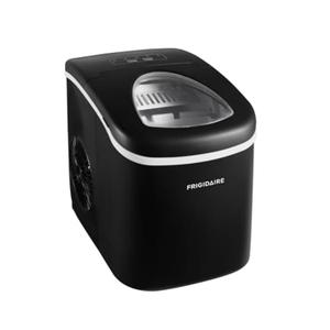 FRIGIDAIRE EFIC101-BLACK Ice Maker Machine for Countertop, 26 lbs, Adjustable Ice Cube Size, Portable Ice Cube Maker for Home/Kitchen/Office/Bar- Black