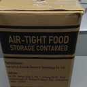 PRAKI Airtight Food Storage Containers Set with Lids - 24 PCS, BPA Free Kitchen and Pantry Organization, Plastic Leak-proof Canisters for Cereal Flour & Sugar - Labels & Marker (Black)