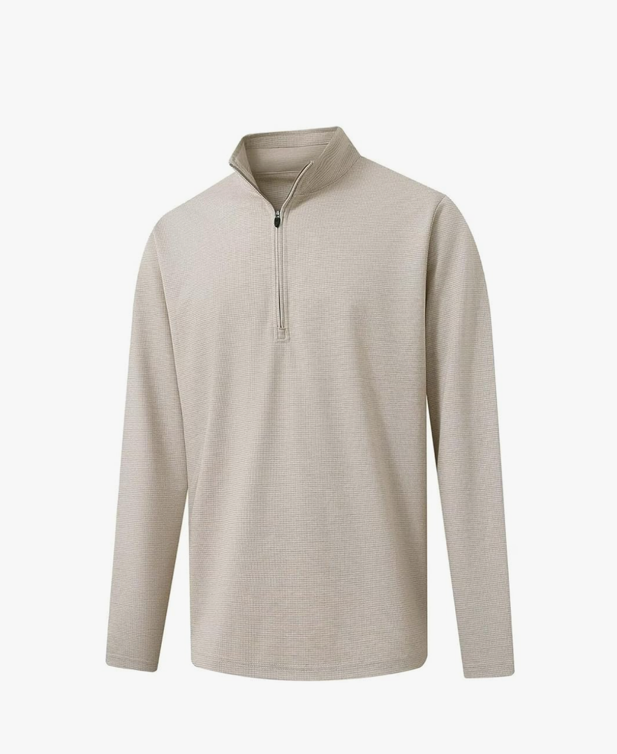 M MAELREG Quarter Zip Pullover Men Mock Neck Long Sleeve Performance Golf Athletic Pullover Half Zip Mens Sweatshirt 2XL