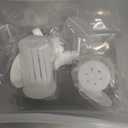 Domensi 2 Pack 2 Gallon Drink Dispenser for Fridge with Spigot Water Dispenser Leak Proof Lids Filter Screen Beverage Juice Container Sealed Plastic Lemonade Milk Cold Hot Drink Tea Jug for Party