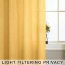 Yellow Gold Linen Curtains 84 Inch Length for Living Room 2 Panels Rod Pocket Drapes Light Filtering Semi Sheer Mustard Golden Yellow Curtain for Bedroom Fall Autumn Decor 52x84 Long Sunflower Colored