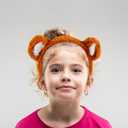 FRCOLOR 2Pcs Tiger Headbands Plush Animals Ears Face Wash Facial Hair Band Funny Ears Hair Hoop Cute Zoo Animals Party Costume for Birthday Party Cosplay Photo Prop