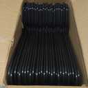 HOUSE DAY Black Plastic Hangers 60 Pack, Clothes Hangers with Non Slip Hooks, Durable & Space Saving Coat Hanger, Light-Weight Clothing Hanger, Perfect Closet Organizer for Everyday Use