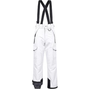 CREATMO US Men's Snow Pants Ski Bibs Waterproof Insulated Winter Snowboard Cargo (XX-Large, White)