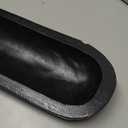 Wooden Dough Bowls DecorativeRustic Bread Long Bowls Decor Wood Tray, Hand Carved for Table Centerpiece Decor, Home Decor (30 * 6 * 2 inch Black)