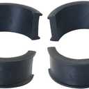 4PCS Bicycle Handlebar Rubber Gasket Handlebar Stem Shim Spacer Adapters Bike Stem for Road Mountain Bikes Fits 22.2/25.4 mm to 31.8 mm Bike Stem