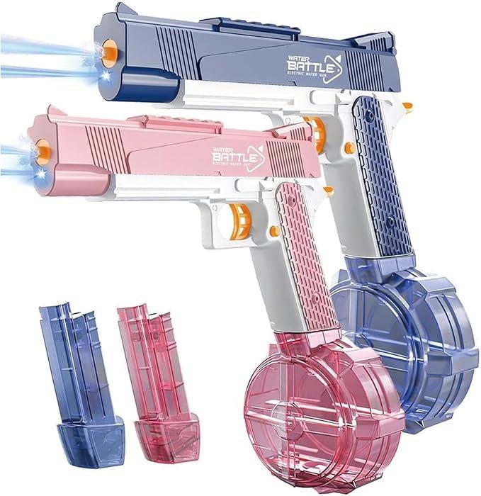 Electric Water Gun 2 Blue & Pink