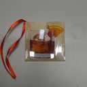 Christmas Cocktail Ornament, 2D Flat Whiskey Cocktail Christmas Ornament, Bartender Old Fashioned Christmas, Personalized Gift for Whiskey Lover, Bourbon Bar Christmas Tree Decor