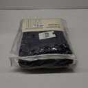 100% Blackout Shield Linen Blackout Curtains for Bedroom 108 Inches Long, Back Tab/Rod Pocket Living Room Drapes, Thermal Insulated Blackout Curtains 2 Panels Set, 50" W x 108" L, Midnight Blue