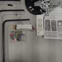 Lack Iron Art Minimalist Ceiling Light Fixtures  LED 34W 3000K Warm Light Ceiling Lamp for Corridor, Living Room, Balcony, Bedroom Decoration