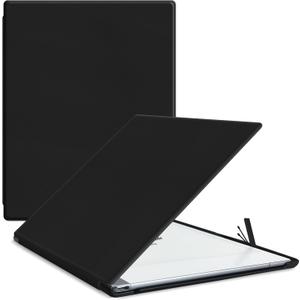 Case for Remarkable 2 Paper Tablet 10.3" 2020 Released,Lightweight and Hard Back Shell Protective Book Folio Cover with Built-in Pen Holder,Comes with Remarkable 2 Pen Tips. (Black - DE7)