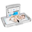 Commercial Baby Changing Station, Wall Mounted Baby Changing Station with Safety Strap, Wall Mounted Changing Table for Commercial Bathroom, Baby Changing Station That Makes Every Mother Happy