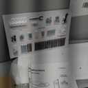 Kitchen Playset for Kids Ages 3-8, Wooden Pretend Play Kitchen with Realistic Sounds, Including Telephone, Ice Maker, Refrigerator, Dimensions: 35 H x 31 W x 12 D (Black)