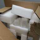 12-Pack White Pillar Candles with Clear Hurricane Glass Vases - 3-Size Set for Wedding Table Centerpieces, Home Decor | Windproof Candle Holders