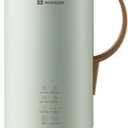 MOKKOM Automatic Nut Milk Maker, 20 oz Soy Milk Maker, Homemade Almond, Oat, Coconut, Soy, Plant-Based Milk and Dairy Free Beverages, Almond Milk Maker with Delay Start/Boild Water/Self Clean - Green