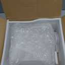 Leinuosen 7 Pcs Large Buffet Risers Set 6" to 12" Acrylic Display Box Catering Dessert Table Riser Food Display Decorative Stand with Hollow Bottom for Catering Supplies(Clear, Square)