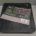 Large Utensil Drawer Organizer for Kitchen, Expandable Silverware Organizer Utensil Holder, Cutlery and Flatware Cooking Tray, Kitchen Drawer Organizers and Storage with Removable Knife Block, Black