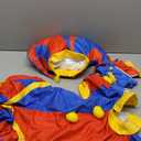 Kids Pomni Costume Circus Clown Dress Up Jumpsuit for Hollowen Cosplay Party (4-5T)