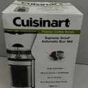 Cuisinart Coffee Grinder, Electric One-Touch Automatic Burr Coffee Grinder with 18-Position Grind Selector, Cup Size Selector for 4  18 Cups, DBM-8P1, Black Stainless