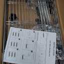 Simple Deluxe 3-Tier Heavy Duty Storage Shelves 750Lb Capacity, 24.02" D x 13.78" W x 21.97" H Shelving Unit for Pantry, Garage, Laundry and Kitchen