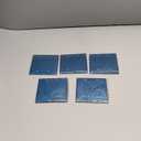 [5 Pack] BESTTEN 2-Gang No Device Metal Blank Wall Plate with hite or Clear Plastic Film, Corrosion-Resistant Stainless Steel Outlet Cover, Standard Size, Brushed Finish, H4.53 x W4.57