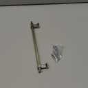 Amerock Overton 8-13/16 inch (224mm) Center-to-Center Golden Champagne/Satin Nickel Cabinet Pull, BP36684BBZG10