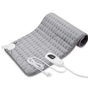 Electric Heating Pad Heating Pad Hot Compress Electric Rechargeable Adjustable Temperature (12x23 Inch), Gray