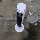 FLOWBREEZE Windowless Portable Air Conditioners, 37’’ Evaporative Air Cooler w/Remote, 2.5L Water Tank & 4 Ice Packs, 12H Timer Auto-off, 70° Oscillating, Quiet Cooling Tower Fan For Home Office